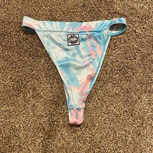 lazy wave high rise swim bottoms